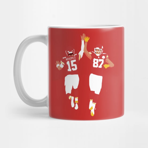 Patrick mahomes and Travis kelce by Mic jr